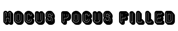 Hocus Pocus Filled