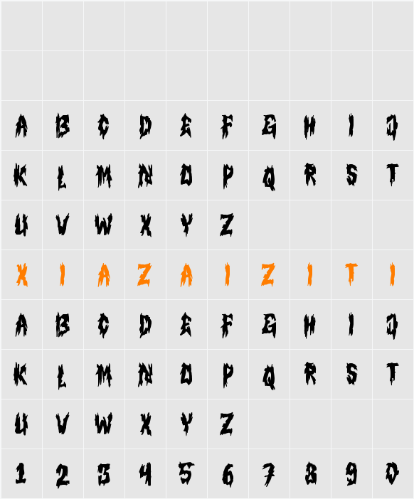 Normal 字符映射表