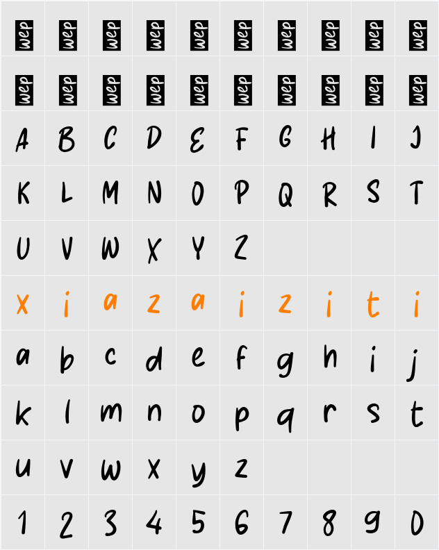 K Keto 字符映射表