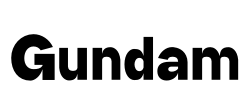 Gundam 字体预览图