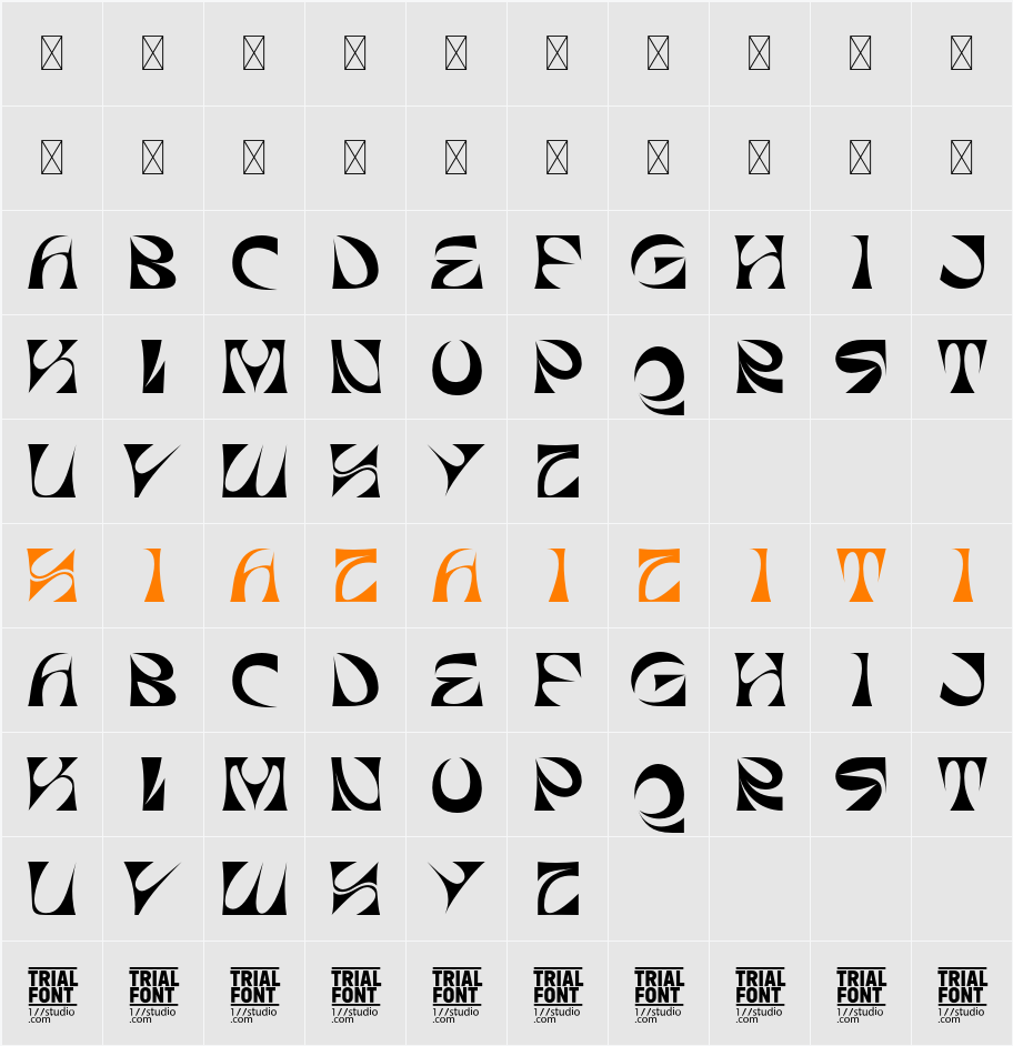 Impact Heroes Demo 字符映射表