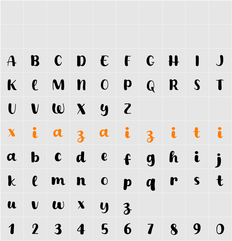 Lazydog 字符映射表