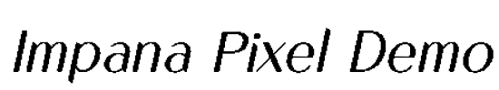 Impana Pixel Demo