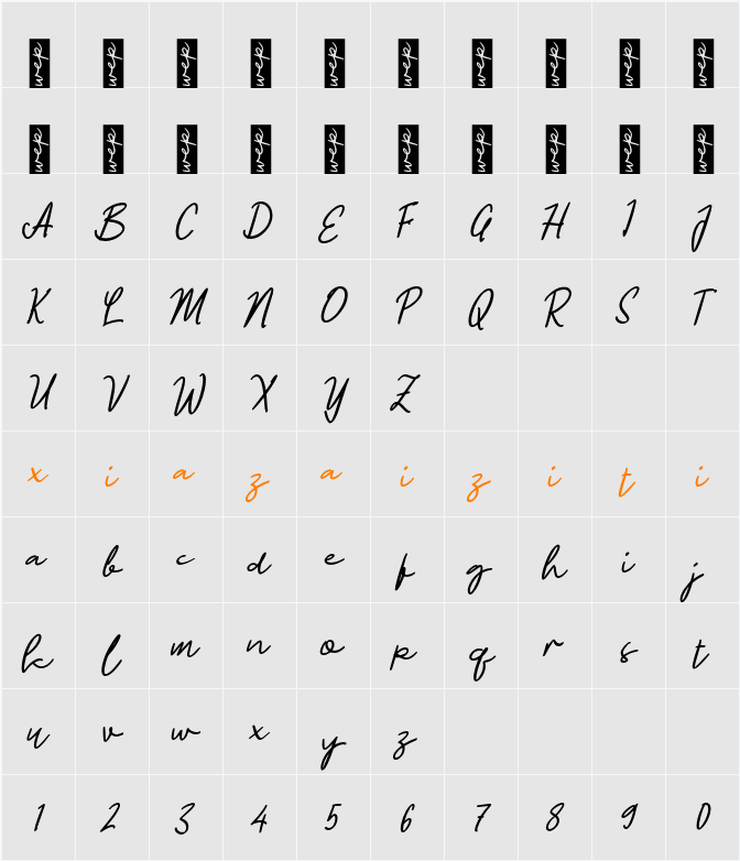 L Lembaraya 字符映射表