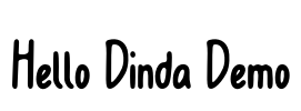 Hello Dinda Demo