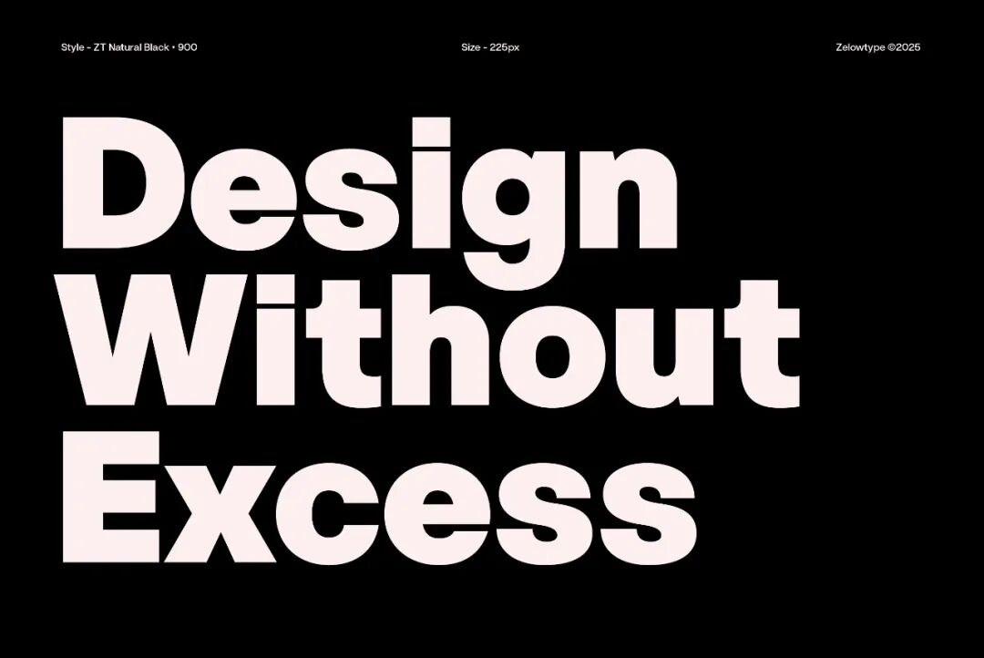 ZT Nature 可免费商用无衬线英文字体