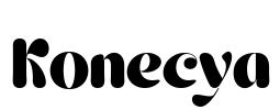 Konecya 字体预览图
