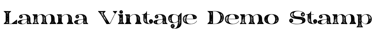 Lamna Vintage Demo Stamp