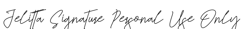 Jelitta Signature Personal Use Only