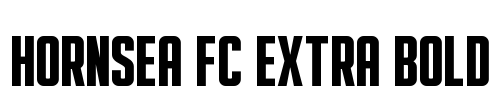 HORNSEA FC EXTRA BOLD