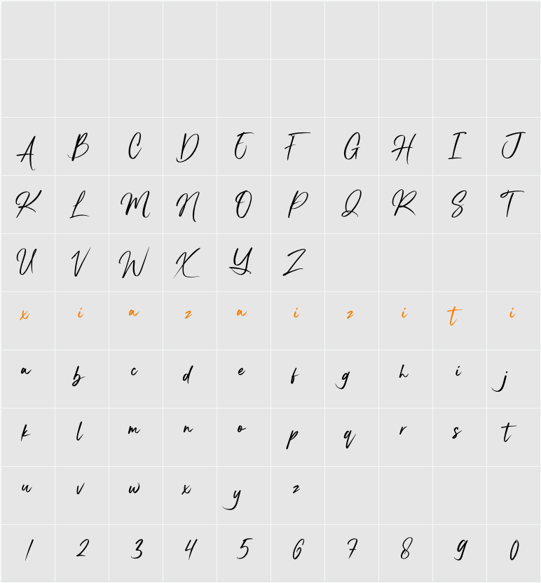 Kagenise 字符映射表