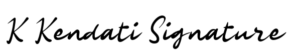 K Kendati Signature