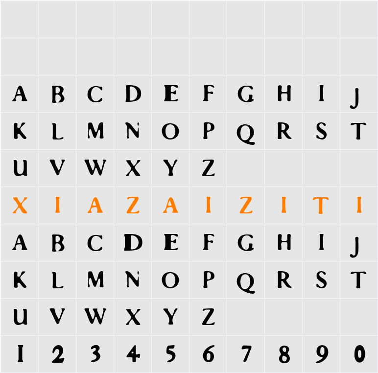 Healing Meds 字符映射表