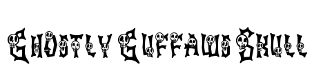 Ghostly Guffaws Skull