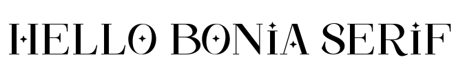 Hello Bonia Serif