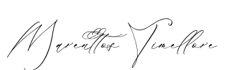 Marenttos Timellore 字体预览图