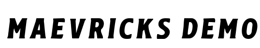 Maevricks Demo