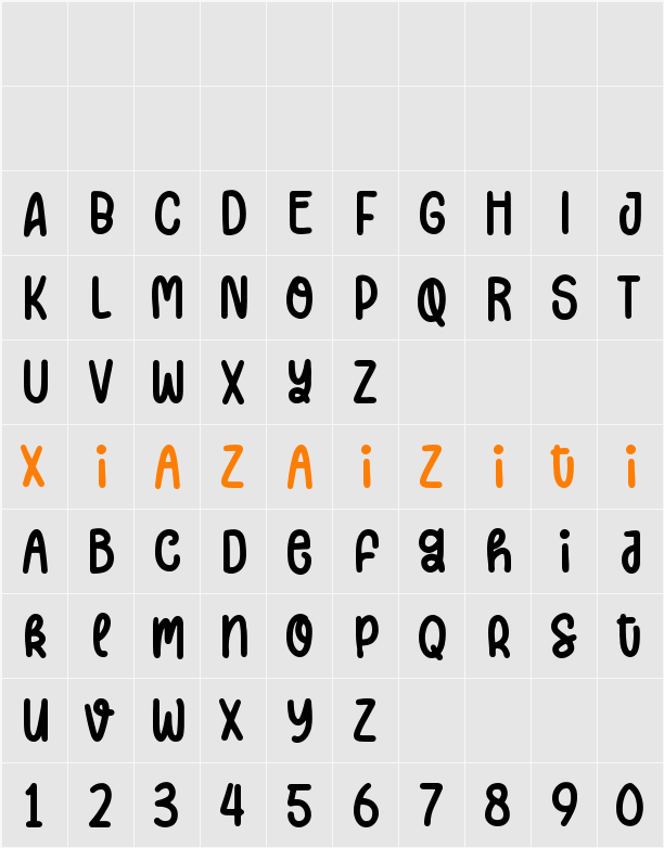 Maple Love 字符映射表