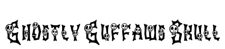 Ghostly Guffaws Skull