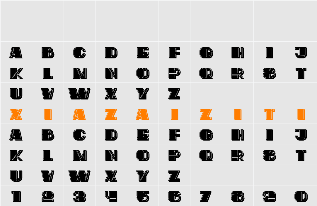 Mafia 字符映射表