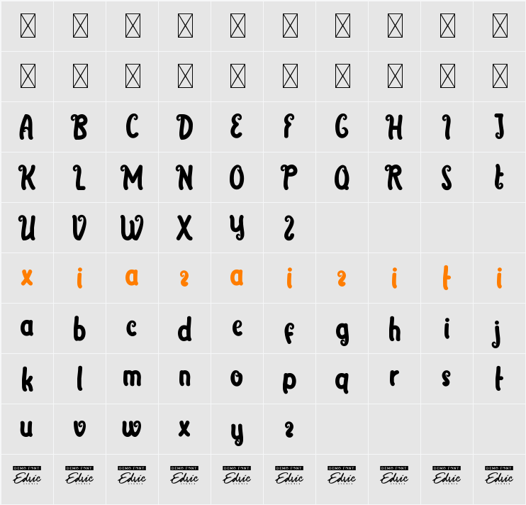 HistorySchoolDemo 字符映射表