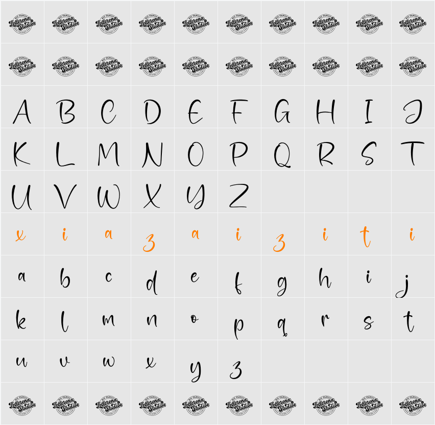 Magnetism Amarylis DEMO VERSION 字符映射表