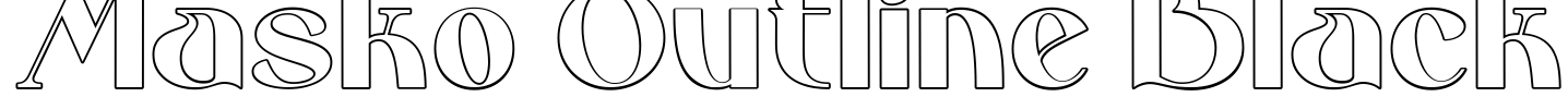 Masko Outline Black