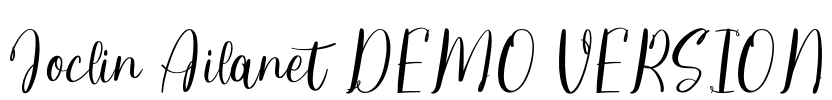 Joclin Ailanet DEMO VERSION