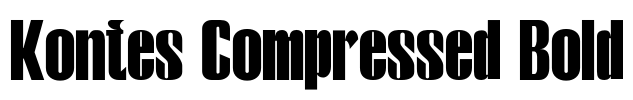 Kontes Compressed Bold