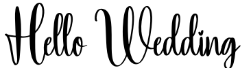 Hello Wedding