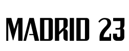 Madrid 23 字体预览图