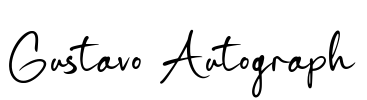 Gustavo Autograph