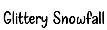 Glittery Snowfall