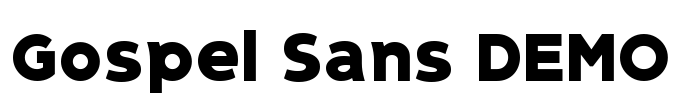 Gospel Sans DEMO