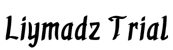Liymadz Trial 字体预览图