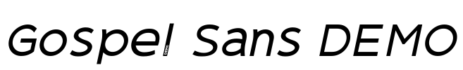 Gospel Sans DEMO