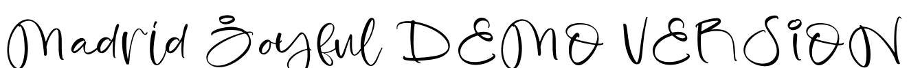 Madrid Joyful DEMO VERSION