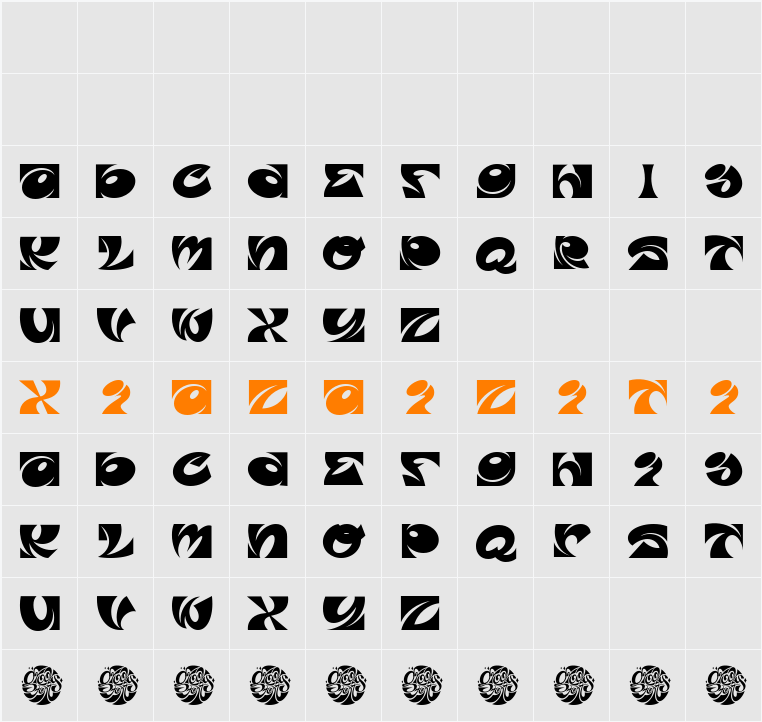 Groovy Trunk Demo 字符映射表