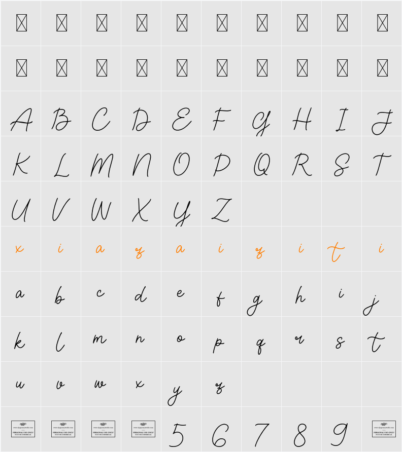Love Language 字符映射表