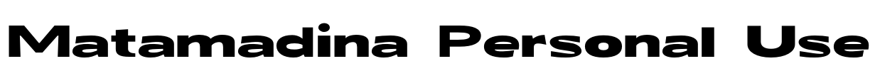 Matamadina Personal Use