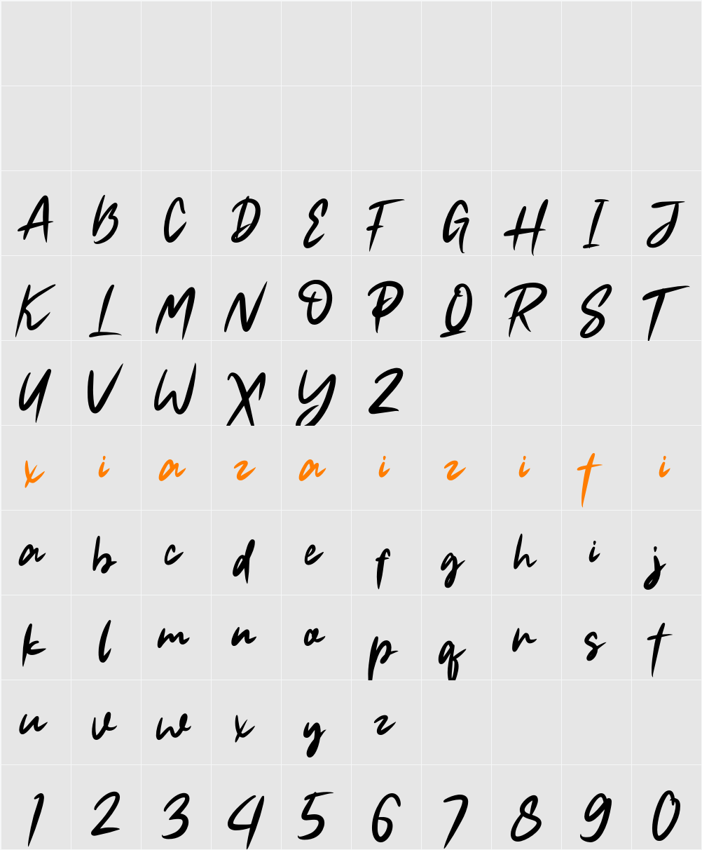 Halokity 字符映射表