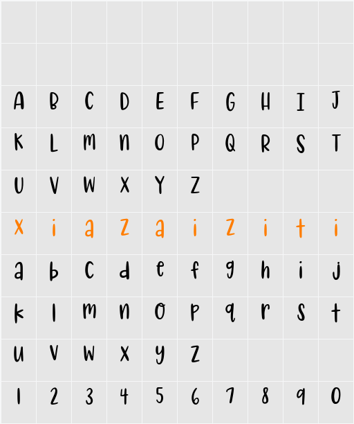 KG Castles Crumbling 字符映射表