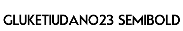 GlukEtiudaNo23 Semibold