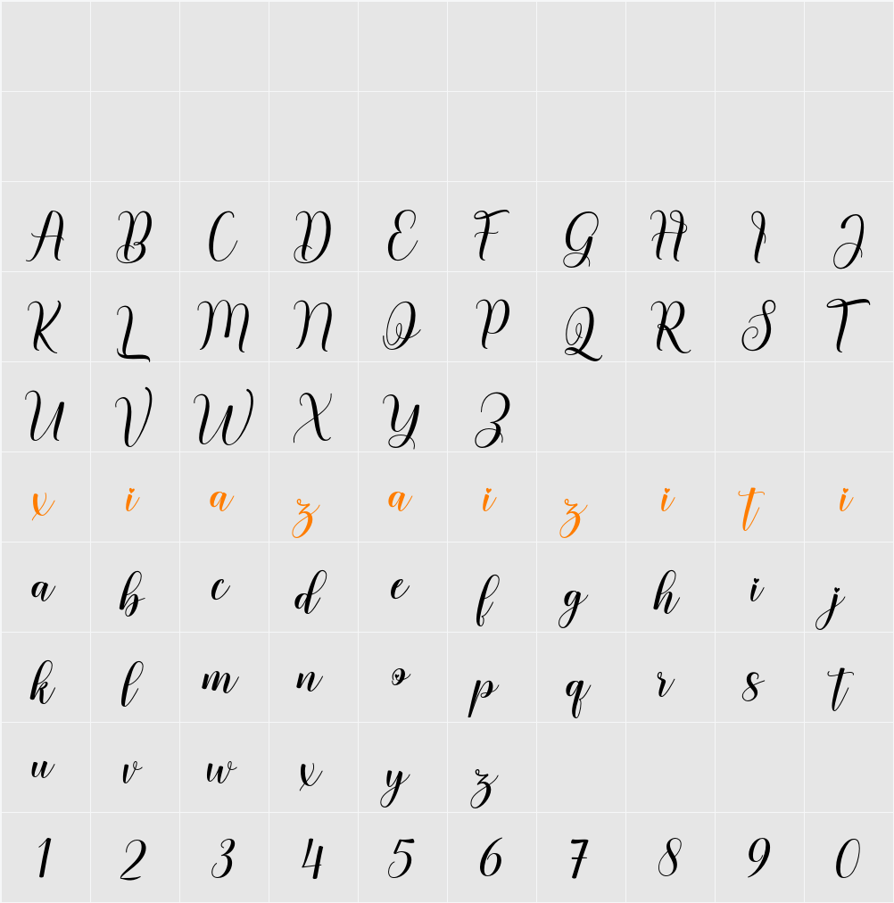 Histeria Dinamond 字符映射表