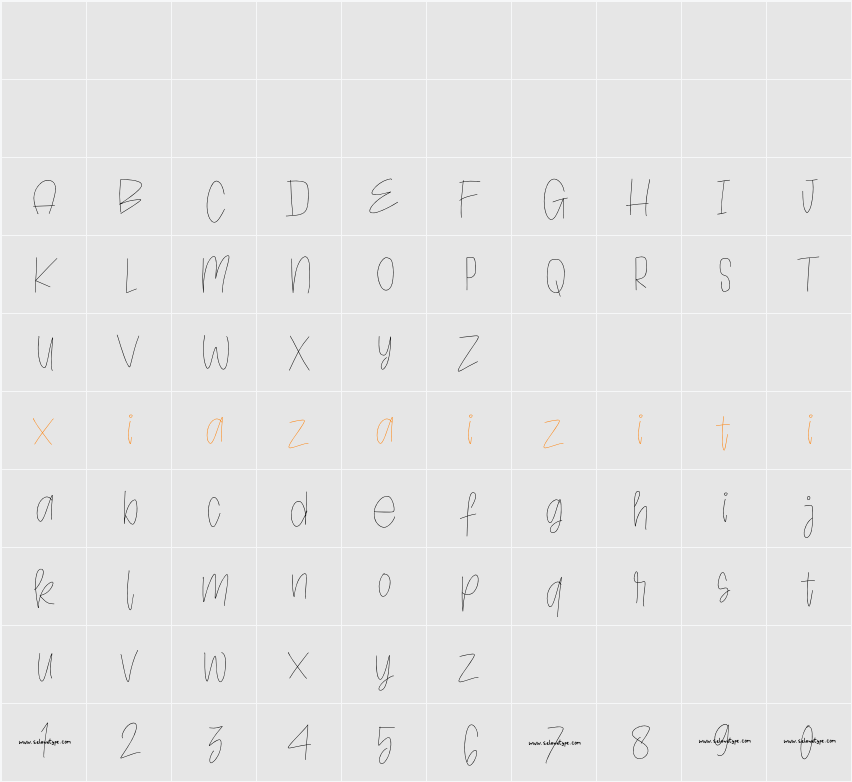 Homesweethome 字符映射表