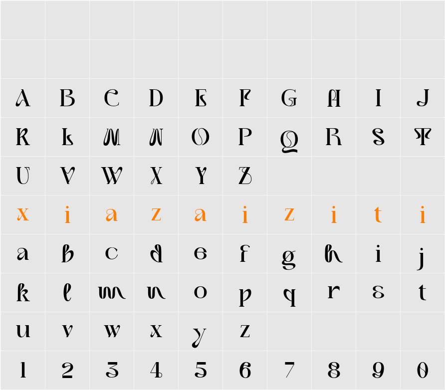 Mattvin 字符映射表