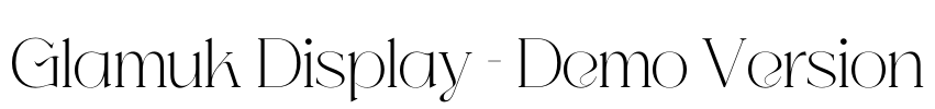 Glamuk Display - Demo Version