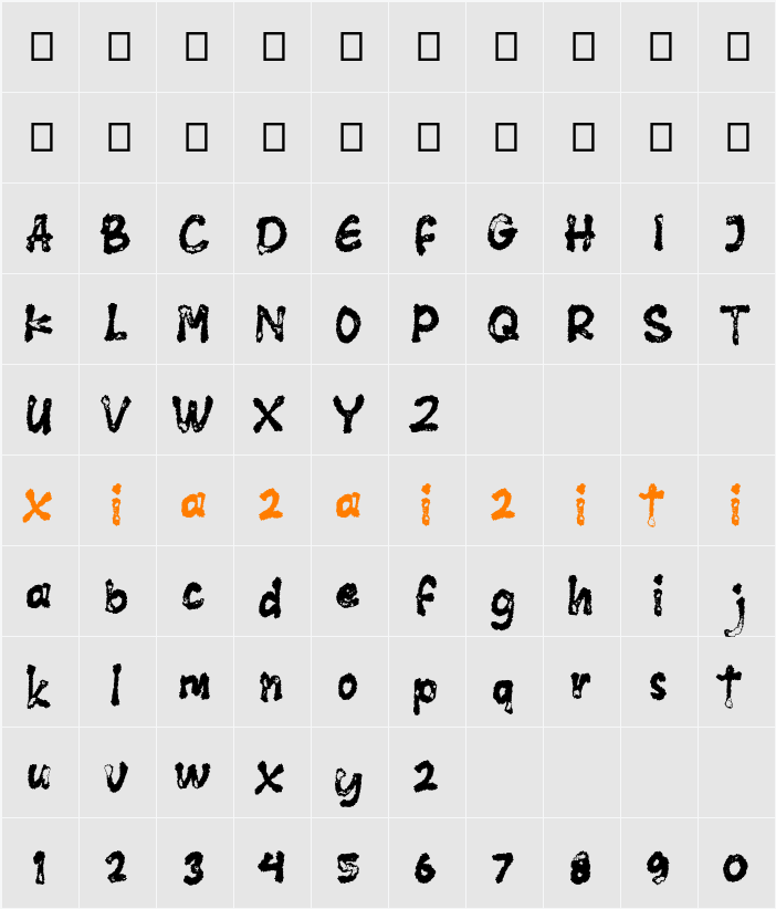 law_OF_ARUCH 字符映射表