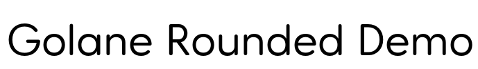 Golane Rounded Demo