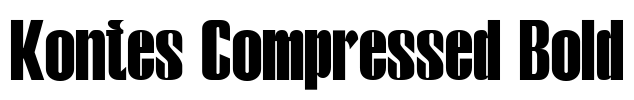 Kontes Compressed Bold